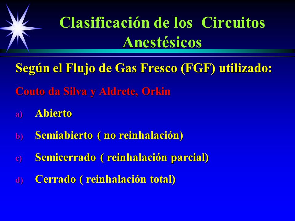 circuitos anestesicos